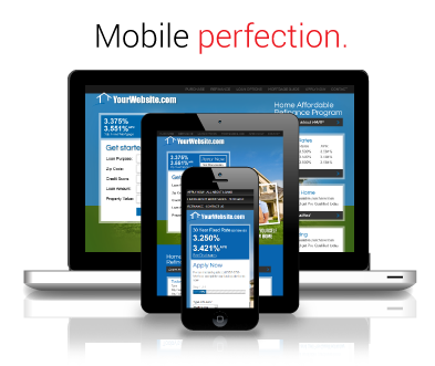 mobile optimization for your mortgage web page
